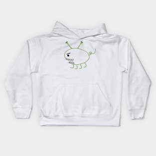 Gertrude, the Green Monster Kids Hoodie